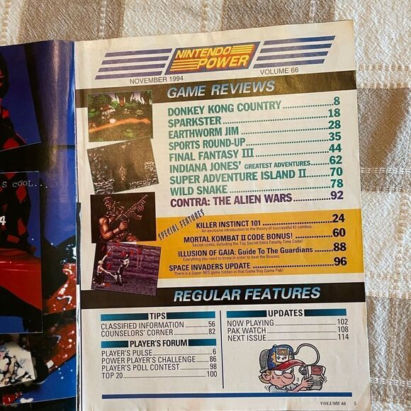 NINTENDO POWER VOLUME 66 DONKEY KONG COUNTRY - Picture 7 of 7